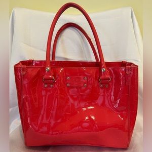 Kate Spade Coral Patent Leather Purse